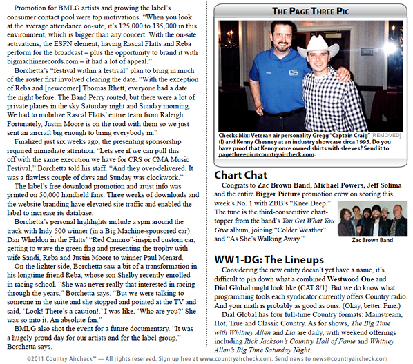 "Captain Craig" In Radio/Music Magazine