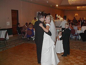 Bride & Groom Enjoy Their First Dance